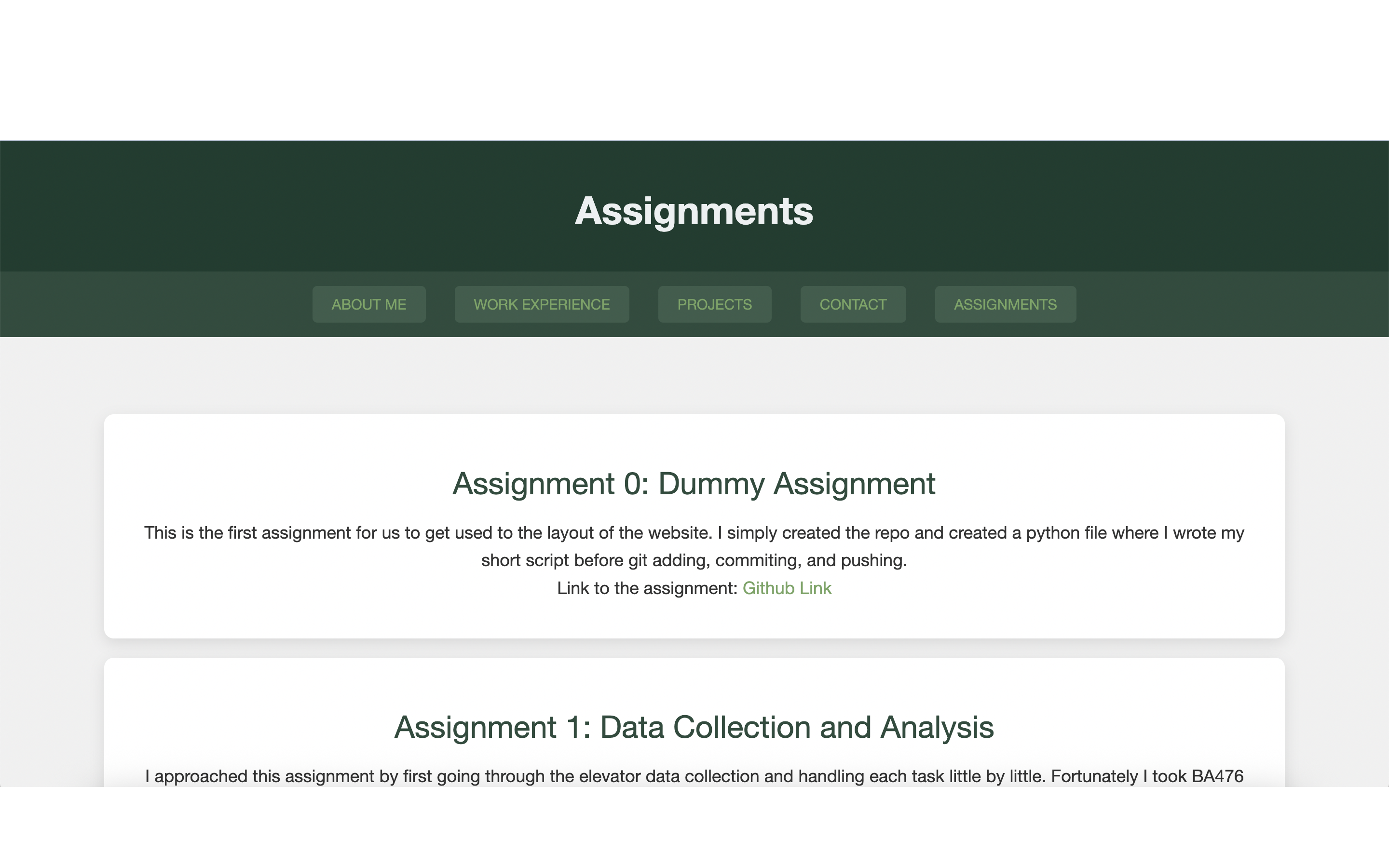 Assignments Hub preview